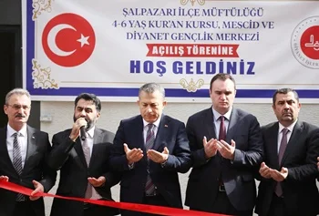 Şalpazarı’nda Kur’an Kursu, Şehitler Camii ve Diyanet Gençlik Merkezi Hizmete Açıldı